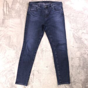 Adriano Goldschmied Women’s 30R Super Skinny Ankle Dark Wash Jeans Legging